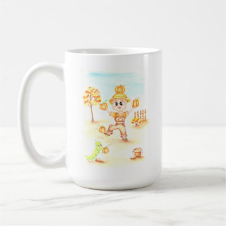 陽気な収穫 赤毛の少年 コーヒーマグカップ