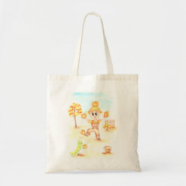 陽気な収穫　赤毛の少年 トートバッグ