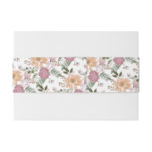 陽気な夏の花 招待状ベリーバンド (裏面例)