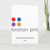 陽気な夫の挨拶 カード (裏面)