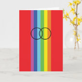 陽気な婚約、結婚式または結婚サポートカード カード (黄色い花)