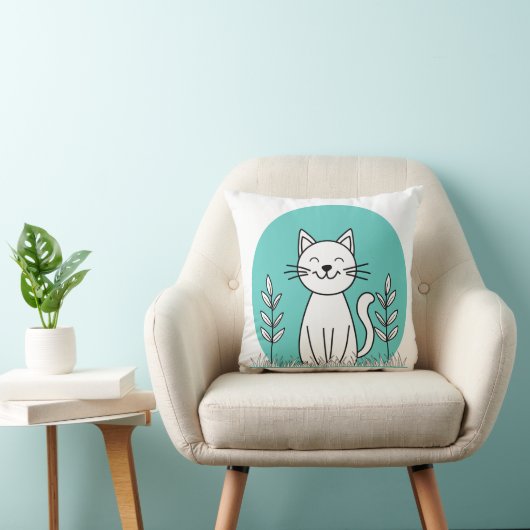 陽気な子猫 クッション (椅子)