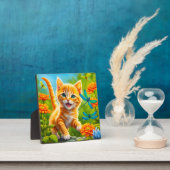 陽気な子猫 フォトプラーク (インサイチュ)