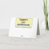 陽気な季節の挨拶塀の2羽の鳥 シーズンカード (裏面)