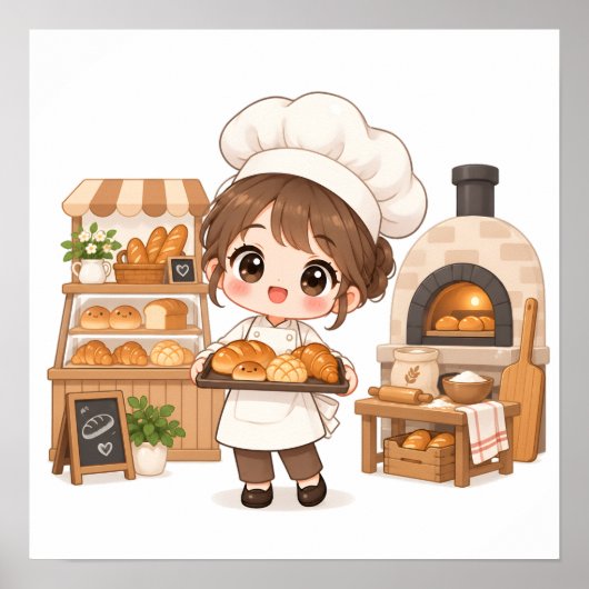 陽気な小さなパン屋さん ポスター (正面)