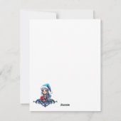 陽気な小妖精や小人 シーズンカード (裏面)