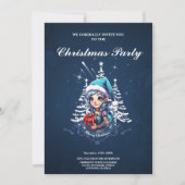 陽気な小妖精や小人 招待状 (正面)