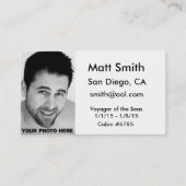 陽気な巡航カード 名刺 (正面)