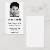 陽気な巡航カード 名刺 (正面/裏面)