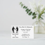 陽気な巡航カード(背部と) 名刺 (スタンド正面)