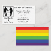 陽気な巡航カード(背部と) 名刺 (正面/裏面)