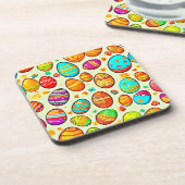 陽気な復活祭の卵の漫画 コースター (左側)