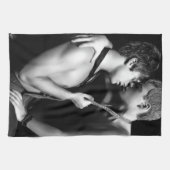 陽気な恋人タオル キッチンタオル (横)