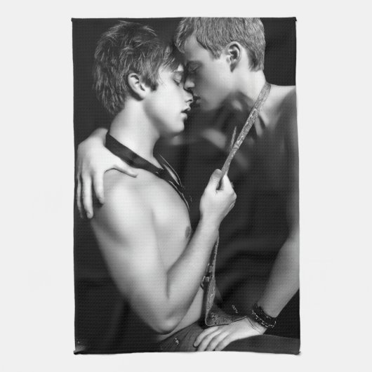 陽気な恋人タオル キッチンタオル (縦)