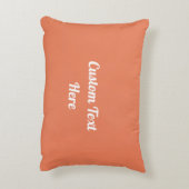 陽気な手描きデイジークッションレトロスタイル アクセントクッション (裏面(縦))