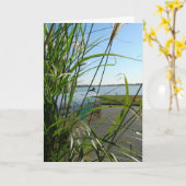 陽気な挨拶 カード (黄色い花)