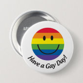 陽気な日を過して下さい 缶バッジ (正面&裏面)