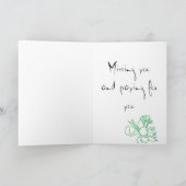 陽気な日 カード (内部)