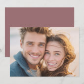 陽気な暖かいビーチの写真 招待状 (正面/裏面)