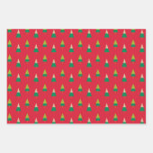 陽気な木クリスマスギフトラッピング紙 ラッピングペーパーシート