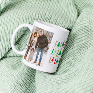 陽気な木クリスマス写真マグカップ コーヒーマグカップ