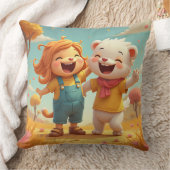 陽気な枕 クッション (ブランケット)