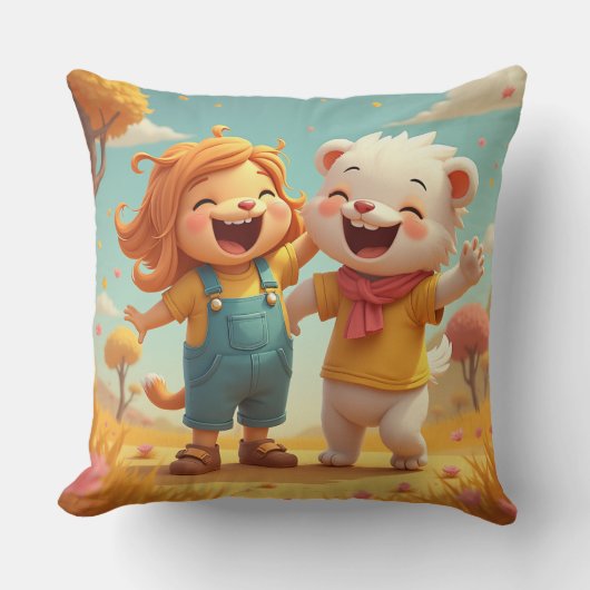 陽気な枕 クッション (正面)