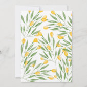 陽気な柑橘類の熱帯クリスマスの写真カード 招待状 (裏面)