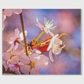 陽気な桜の花 ラッピングペーパー (フラット)