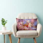 陽気な桜の花 ランバークッション (椅子)