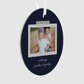 陽気な気持ちのスナップショットオーナメント オーナメント (正面)