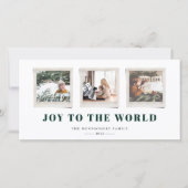 陽気な気持ちスナップショットホリデーカード (正面)