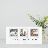 陽気な気持ちスナップショットホリデーカード (スタンド正面)