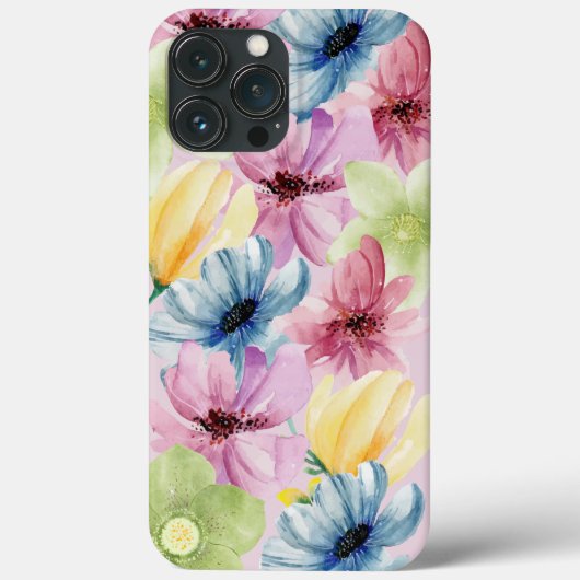 陽気な水のカラー開花 Case-Mate iPhoneケース (裏面)