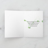 陽気な水仙の花束がすぐによくなる カード (内部)