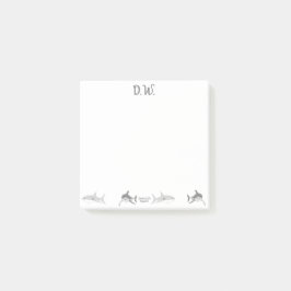 陽気な海シャークアート ポストイット