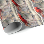 陽気な深紅色ラッピング紙 ラッピングペーパー (ロールコーナー)