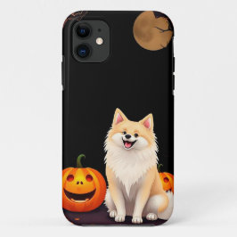 陽気な漫画 – スタイルハロウィーン犬 iPhone 11 ケース