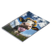 陽気な牛の開花 ノートブック (左側)