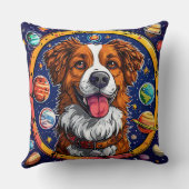 陽気な犬 クッション (裏面)