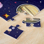 陽気な犬 ジグソーパズル (側面)