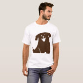 陽気な犬 Tシャツ (正面フル)