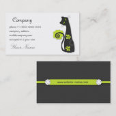 陽気な猫の名刺 名刺 (正面/裏面)