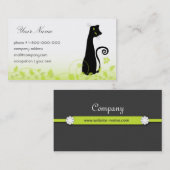 陽気な猫の名刺 名刺 (正面/裏面)