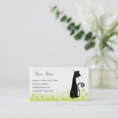 陽気な猫の名刺 名刺 (スタンド正面)