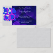 陽気な男性の結婚のハート 名刺 (正面/裏面)