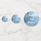 陽気な白いデイジー コンフェッティ (裏面)