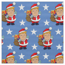 陽気な社長ドナルド・トランプ・サンタ|クリスマス ファブリック