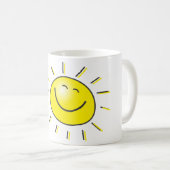 陽気な私の日光です コーヒーマグカップ (正面右)