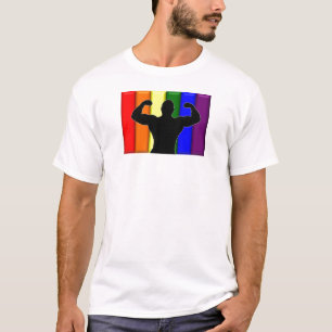陽気な筋肉プライド Tシャツ